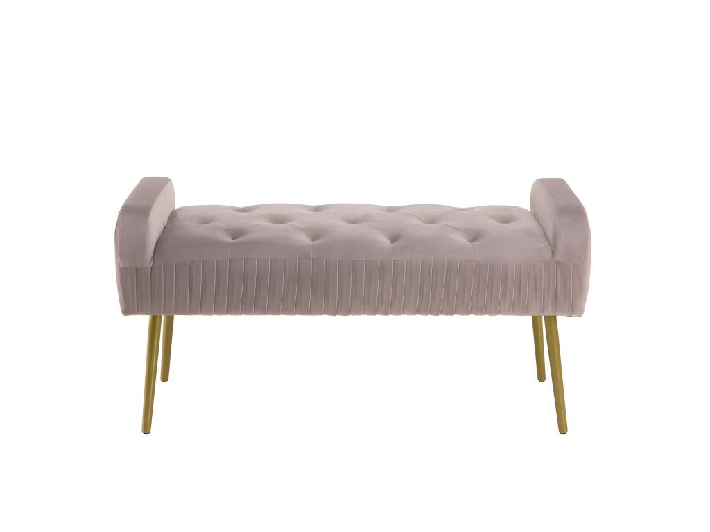 Gold Velvet Bed