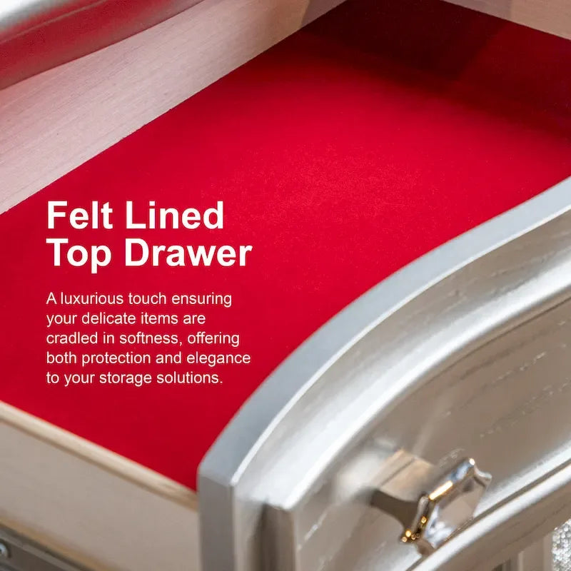 Furniture of America Conjira Modern 3-Piece White Wood Storage Bedroom Set