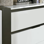 Furniture of America Conjira Modern 3-Piece White Wood Storage Bedroom Set