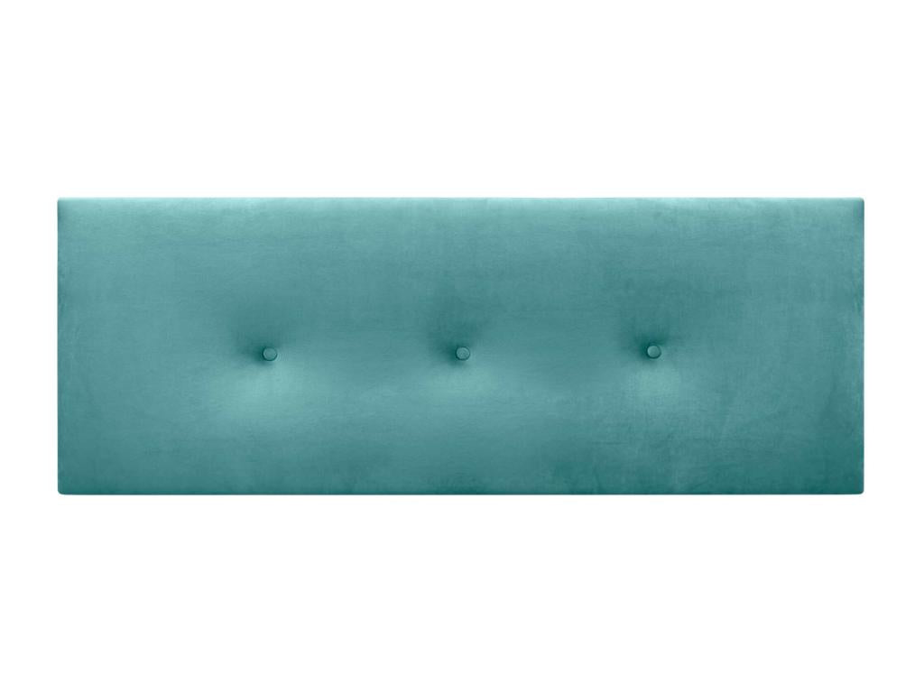 Blue Velvet Bed, 160 x 60 cm