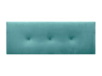 Blue Velvet Bed, 160 x 60 cm