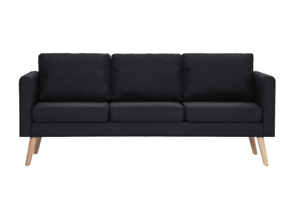 Black Fabric Sofa