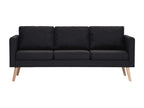 Black Fabric Sofa