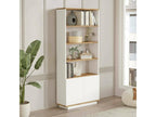 Beige Oak Wood Bookcase