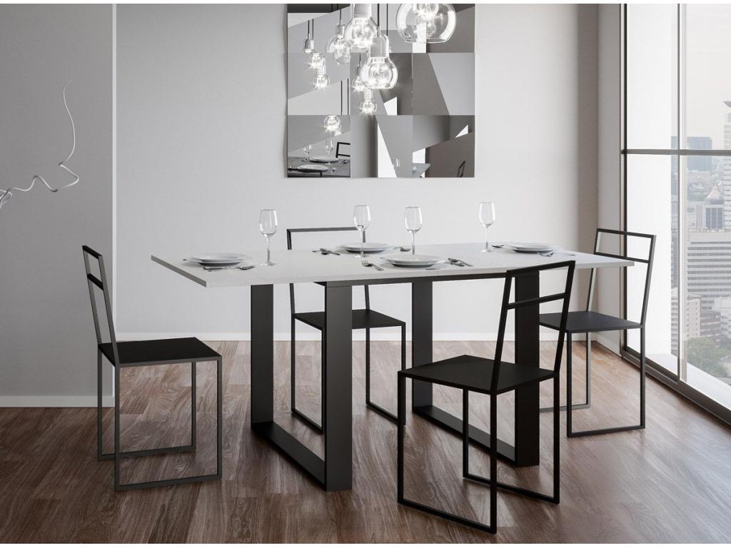 White Table, 90 x 90 cm