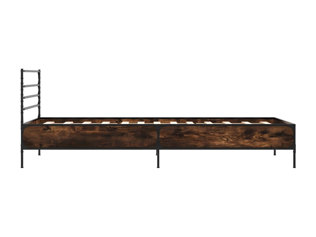Natural Oak Wood Bed Frame, 75 x 190 cm
