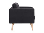 Black Fabric Sofa