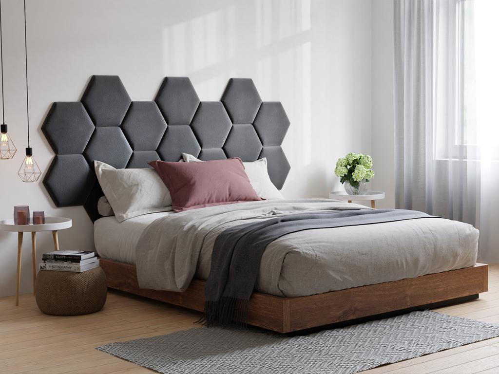 Anthracite Velvet Bed