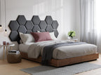 Anthracite Velvet Bed