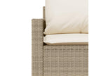 Beige Woven Resin Wicker Outdoor Furniture Set - dlz1766576054238