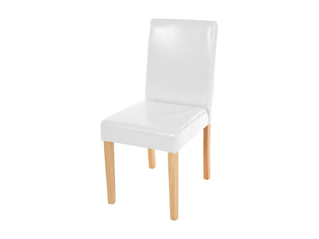 White Faux Leather Chair