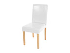 White Faux Leather Chair