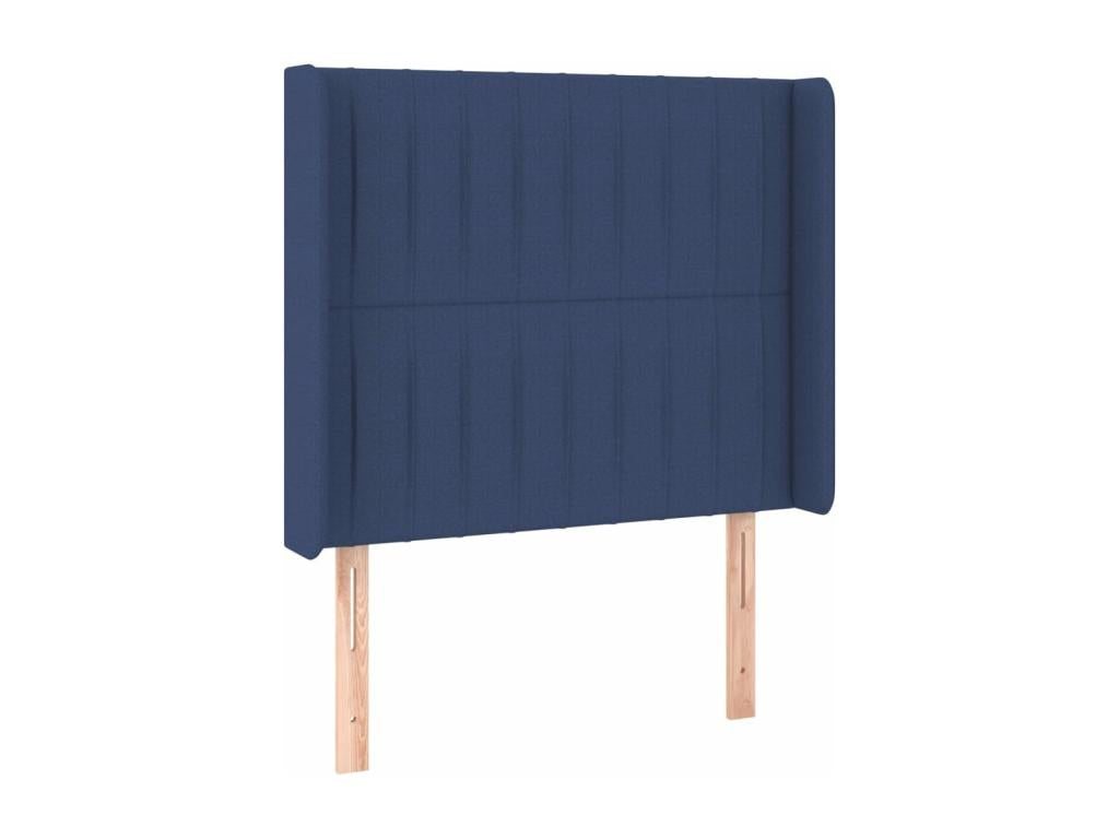 Blue Fabric Bed, 103 x 16 x 118 cm