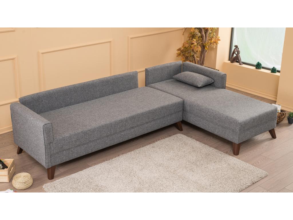 Gray Fabric Sofa