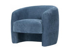 Blue Fabric Accent Chair, 87 x 77 x 75 cm
