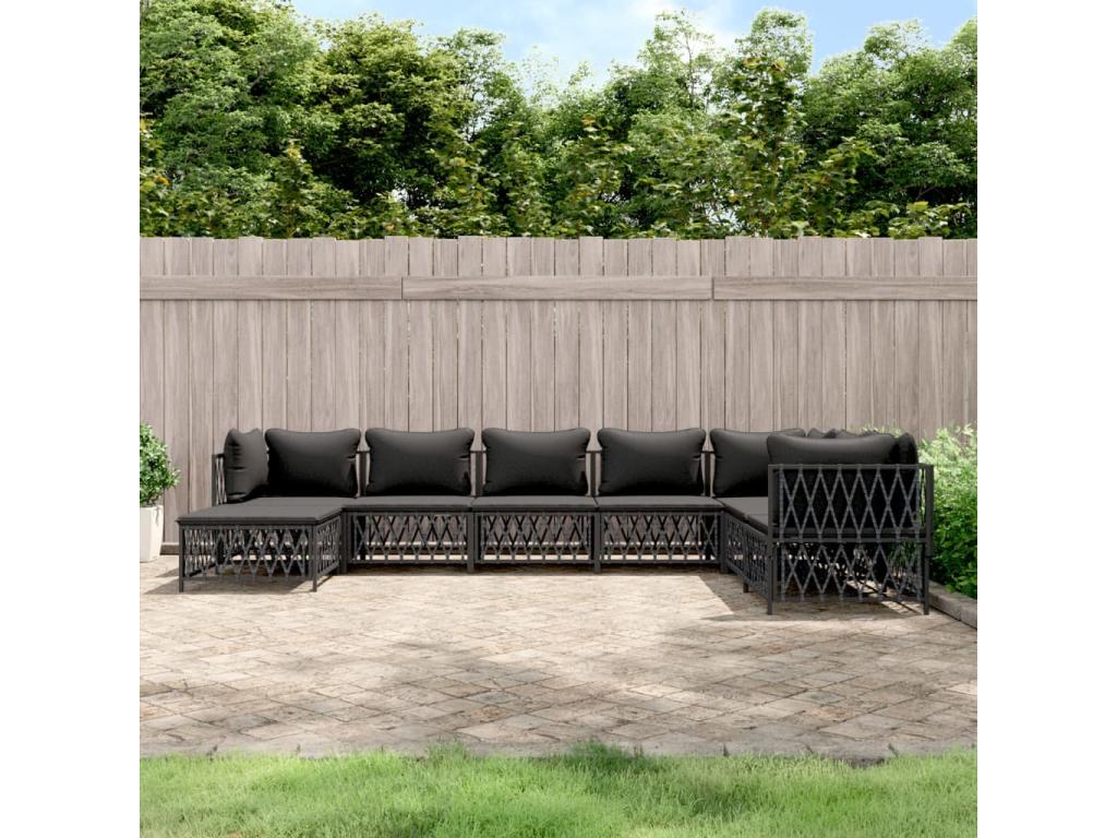 Anthracite Outdoor Furniture Set