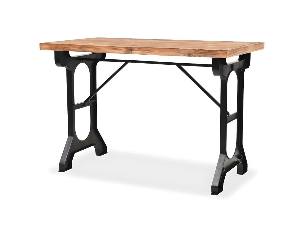 Brown Dining Table, 122 x 65 x 82 cm