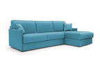 Blue Fabric Sofa Bed, 160 x 197 cm