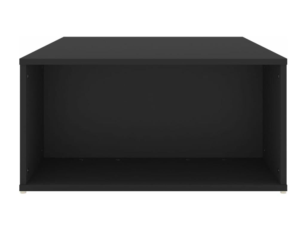 Black Engineered Wood Coffee Table, 90 x 67 x 33 cm