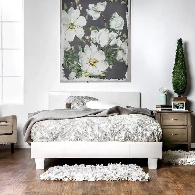 Porch & Den Harman California King Padded Upholstery Platform Bed