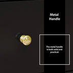 55.1W Lacquer Dresser Long Dresser for Bedroom Chest of Drawers