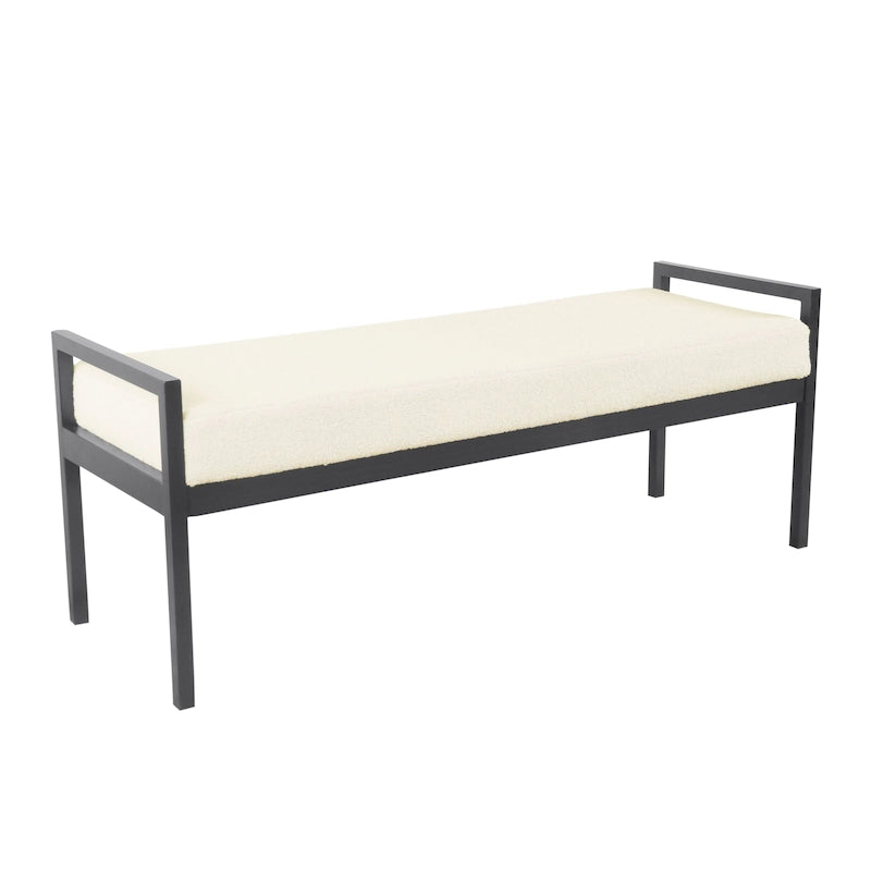 HomePop Modern Metal Bench