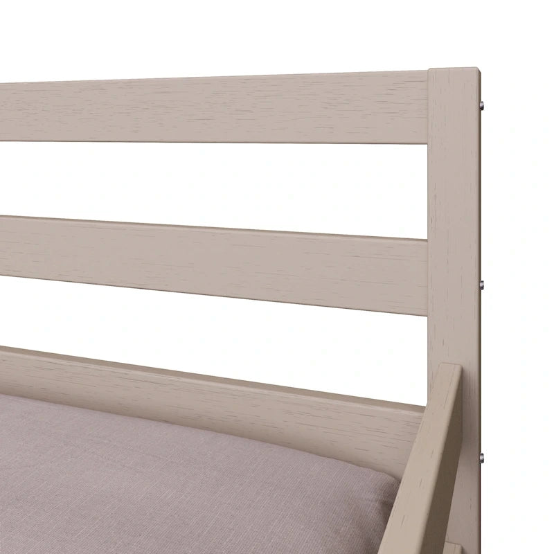 CraftPorch Rustic Wooden Twin Size Daybed With Trundle