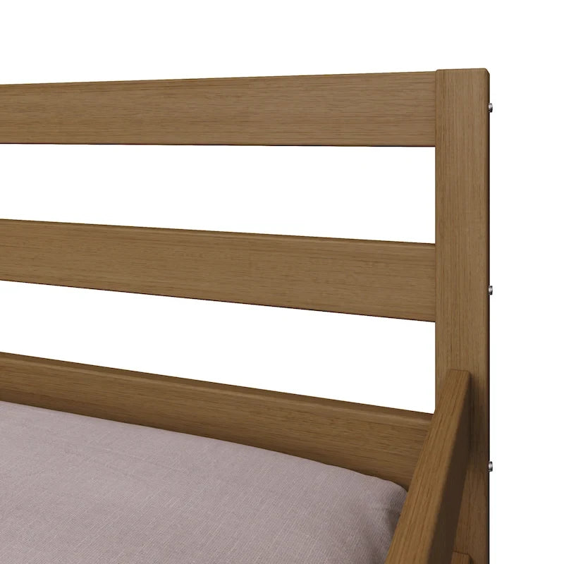 CraftPorch Rustic Wooden Twin Size Daybed With Trundle