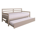 CraftPorch Rustic Wooden Twin Size Daybed With Trundle