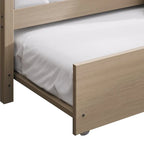 CraftPorch Rustic Wooden Twin Size Daybed With Trundle