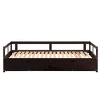 Extendable Bed Daybed with Two Drawers