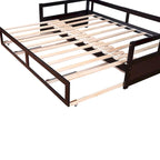 Extendable Bed Daybed with Two Drawers