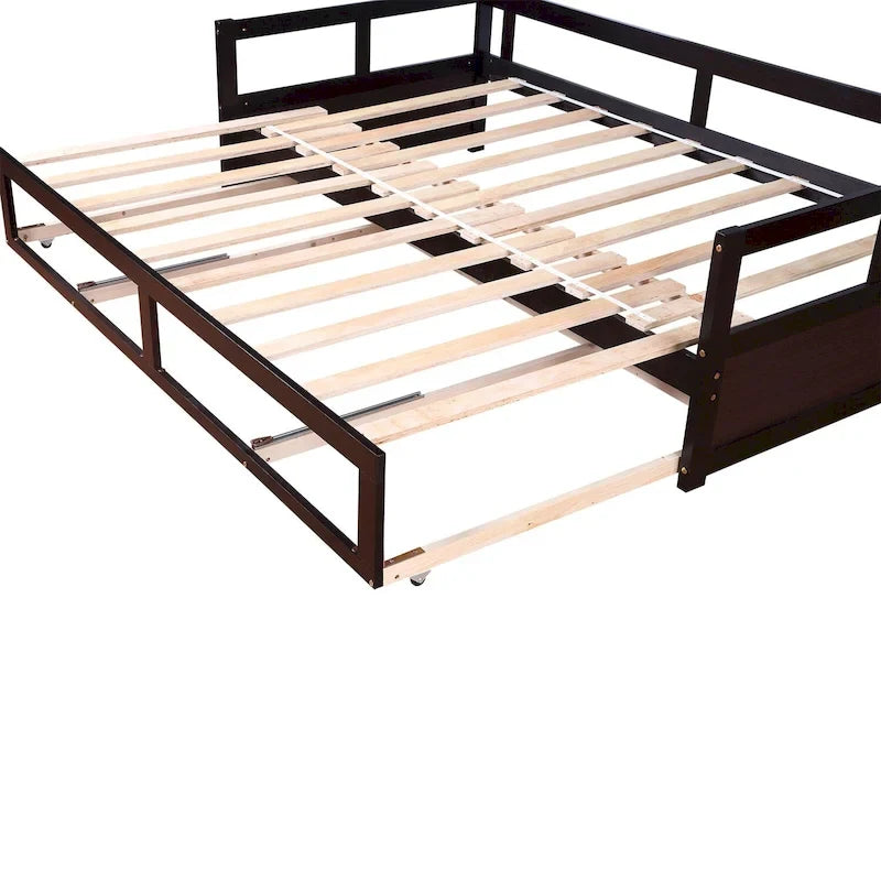 Extendable Bed Daybed with Two Drawers