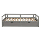 Extendable Bed Daybed with Two Drawers