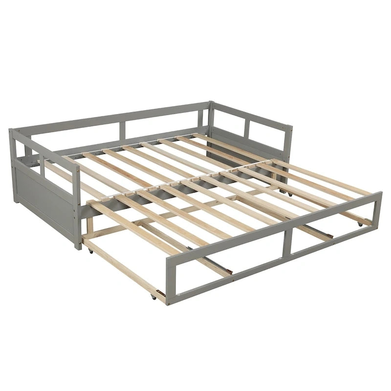 Extendable Bed Daybed with Two Drawers