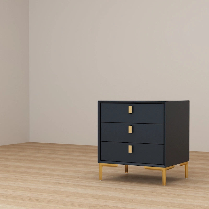 Timechee 3-Drawer Nightstand End Table Bedside Table