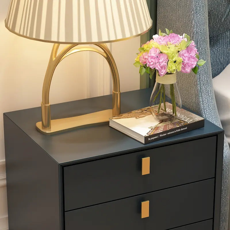 Timechee 3-Drawer Nightstand End Table Bedside Table
