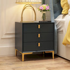 Timechee 3-Drawer Nightstand End Table Bedside Table