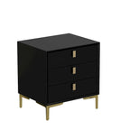 Timechee 3-Drawer Nightstand End Table Bedside Table