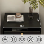 Timechee 3-Drawer Nightstand End Table Bedside Table