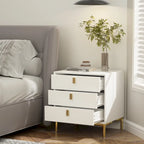 Timechee 3-Drawer Nightstand End Table Bedside Table