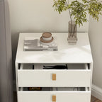 Timechee 3-Drawer Nightstand End Table Bedside Table