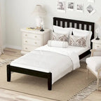 Twin Size Platform Bed with Headboard