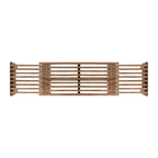 Natural Solid Mango Wood Extendable Bench by East at Main