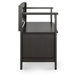 WYNDENHALL Halifax SOLID WOOD 36 inch Wide Transitional Small Entryway Storage Bench - 17D x 36 W x 27.8H