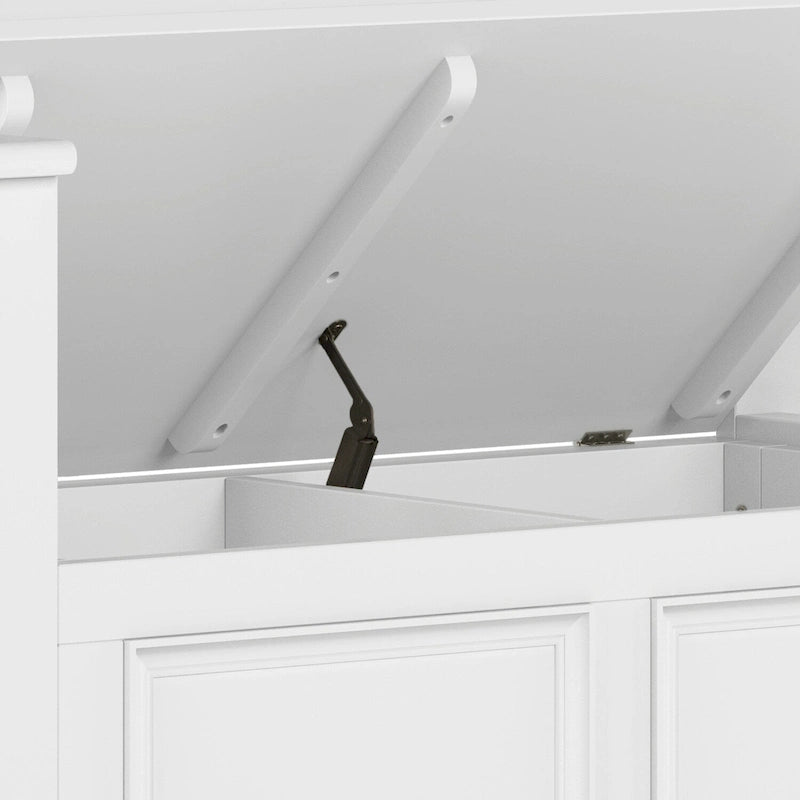 WYNDENHALL Halifax SOLID WOOD 36 inch Wide Transitional Small Entryway Storage Bench - 17D x 36 W x 27.8H