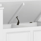 WYNDENHALL Halifax SOLID WOOD 36 inch Wide Transitional Small Entryway Storage Bench - 17D x 36 W x 27.8H