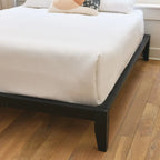 Yume Solid Wood Platform Bed with Japanese Joinery