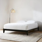 Yume Solid Wood Platform Bed with Japanese Joinery