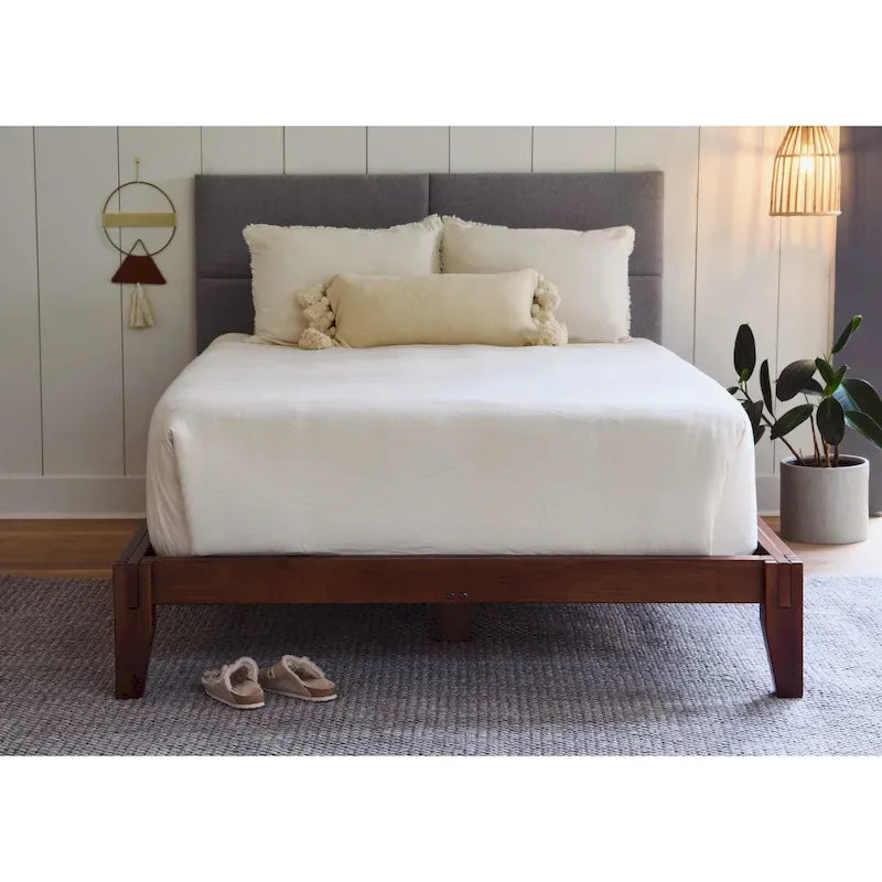 Yume Solid Wood Platform Bed with Japanese Joinery